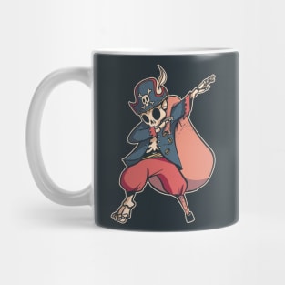 Dabbing Skelton Pirate with Bag of Loot Mug